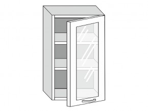 19.50.3 Шкаф настенный (h=913) на 500мм с 1-ой стекл. дверцей в Тюмени - tyumen.magazinmebel.ru | фото