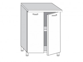 2.60.2 Шкаф-стол на 600мм с 2-мя дверцами в Тюмени - tyumen.magazinmebel.ru | фото