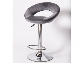 Барный стул BN 1009 Вельвет графит/хром в Тюмени - tyumen.magazinmebel.ru | фото - изображение 1