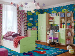 Детская комната Юниор-2 Салатовый в Тюмени - tyumen.magazinmebel.ru | фото