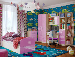 Детская комната Юниор-2 Сиреневый металлик в Тюмени - tyumen.magazinmebel.ru | фото