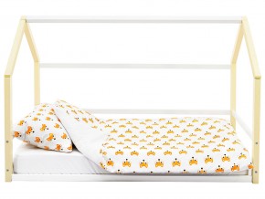 Детская кровать-домик Монтессори Svogen бежево-белый в Тюмени - tyumen.magazinmebel.ru | фото - изображение 7