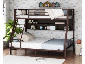 Двухъярусная кровать Гранада-1П 140 коричневый в Тюмени - tyumen.magazinmebel.ru | фото - изображение 1
