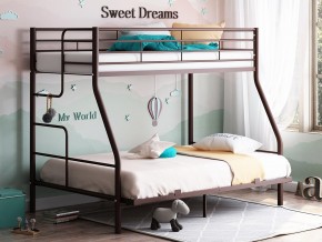 Двухъярусная кровать Гранада-3 140 коричневый в Тюмени - tyumen.magazinmebel.ru | фото