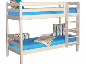 Двухъярусная кровать Соня с прямой лестницей Вариант 9 белая в Тюмени - tyumen.magazinmebel.ru | фото - изображение 2