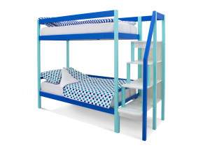 Двухъярусная кровать Svogen мятно-синий в Тюмени - tyumen.magazinmebel.ru | фото - изображение 1