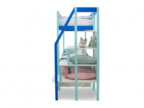 Двухъярусная кровать Svogen с ящиками мятно-синий в Тюмени - tyumen.magazinmebel.ru | фото - изображение 4