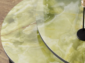 Комплект столов журнальных Стелла зеленый оникс в Тюмени - tyumen.magazinmebel.ru | фото - изображение 4