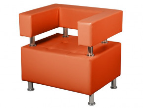 Кресло Борк Кожзам Оранжевый в Тюмени - tyumen.magazinmebel.ru | фото - изображение 1