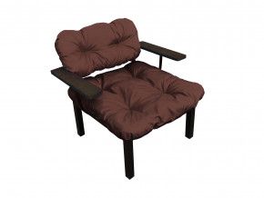 Кресло Дачное коричневая подушка в Тюмени - tyumen.magazinmebel.ru | фото