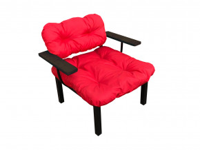 Кресло Дачное красная подушка в Тюмени - tyumen.magazinmebel.ru | фото