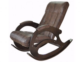 Кресло-качалка К 5/1 коричневый крокодил в Тюмени - tyumen.magazinmebel.ru | фото - изображение 1