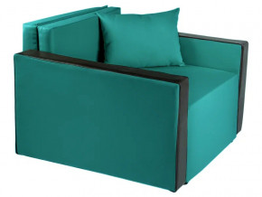 Кресло-кровать Милена с подлокотниками рогожка emerald в Тюмени - tyumen.magazinmebel.ru | фото