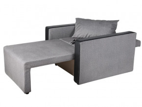Кресло-кровать Милена с подлокотниками велюр серый в Тюмени - tyumen.magazinmebel.ru | фото - изображение 2