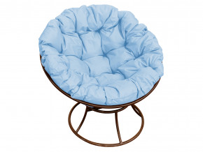 Кресло Папасан без ротанга голубая подушка в Тюмени - tyumen.magazinmebel.ru | фото