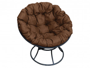 Кресло Папасан без ротанга коричневая подушка в Тюмени - tyumen.magazinmebel.ru | фото - изображение 1