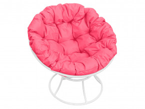 Кресло Папасан без ротанга розовая подушка в Тюмени - tyumen.magazinmebel.ru | фото