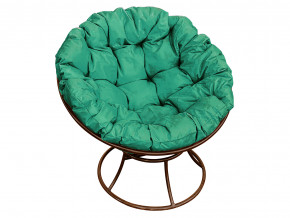 Кресло Папасан без ротанга зелёная подушка в Тюмени - tyumen.magazinmebel.ru | фото - изображение 1
