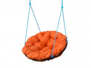Кресло Папасан подвесное оранжевая подушка в Тюмени - tyumen.magazinmebel.ru | фото