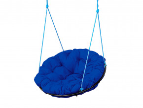Кресло Папасан подвесное синяя подушка в Тюмени - tyumen.magazinmebel.ru | фото