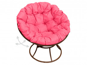 Кресло Папасан пружинка без ротанга розовая подушка в Тюмени - tyumen.magazinmebel.ru | фото