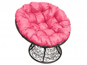 Кресло Папасан с ротангом розовая подушка в Тюмени - tyumen.magazinmebel.ru | фото