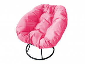 Кресло Пончик без ротанга розовая подушка в Тюмени - tyumen.magazinmebel.ru | фото
