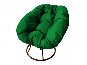 Кресло Пончик без ротанга зелёная подушка в Тюмени - tyumen.magazinmebel.ru | фото
