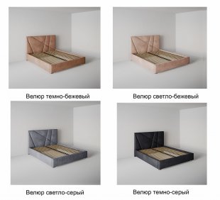 Кровать Геометрия 1.4 м с подъемным механизмом в Тюмени - tyumen.magazinmebel.ru | фото - изображение 2