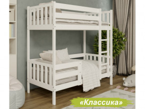 Кровать 2-х ярусная Аист-2 Классика белый 1800х900 мм в Тюмени - tyumen.magazinmebel.ru | фото - изображение 1