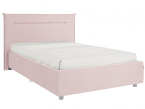 Кровать Альба 1200 велюр нежно-розовый в Тюмени - tyumen.magazinmebel.ru | фото