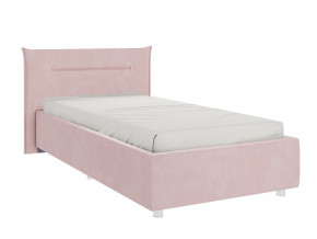 Кровать Альба 900 велюр нежно-розовый в Тюмени - tyumen.magazinmebel.ru | фото - изображение 1