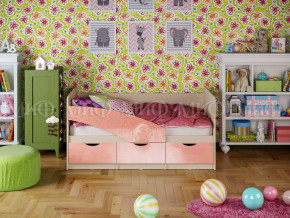 Кровать Бабочки 1600 Розовый металлик в Тюмени - tyumen.magazinmebel.ru | фото