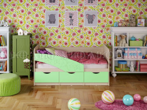 Кровать Бабочки 1600 Салатовый в Тюмени - tyumen.magazinmebel.ru | фото