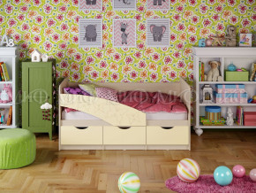 Кровать Бабочки 1600 Ваниль в Тюмени - tyumen.magazinmebel.ru | фото - изображение 1