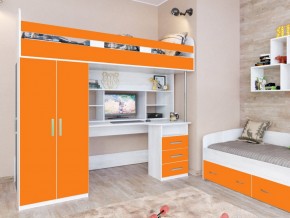 Кровать чердак Аракс винтерберг-оранжевый в Тюмени - tyumen.magazinmebel.ru | фото - изображение 1