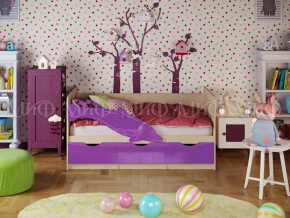 Кровать Дельфин-1 1800 Фиолетовый металлик в Тюмени - tyumen.magazinmebel.ru | фото