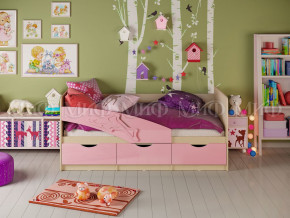 Кровать Дельфин 1600 Розовый металлик в Тюмени - tyumen.magazinmebel.ru | фото - изображение 1