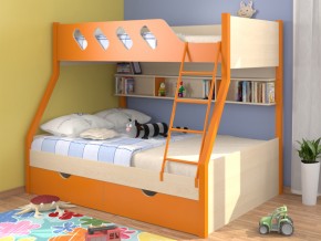 Кровать Дельта 20.02 оранжевая в Тюмени - tyumen.magazinmebel.ru | фото
