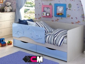 Кровать детская Алиса КР 812 голубая 1600 в Тюмени - tyumen.magazinmebel.ru | фото