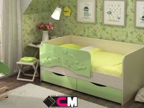 Кровать детская Алиса КР 812 зеленая 1600 в Тюмени - tyumen.magazinmebel.ru | фото