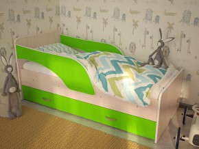Кровать детская Максимка млечный дуб-лайм в Тюмени - tyumen.magazinmebel.ru | фото