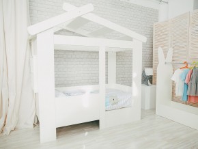 Кровать детская Теремок без ящика белая в Тюмени - tyumen.magazinmebel.ru | фото - изображение 1