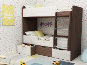 Кровать двухъярусная Малыш двойняшка бодега-винтерберг в Тюмени - tyumen.magazinmebel.ru | фото