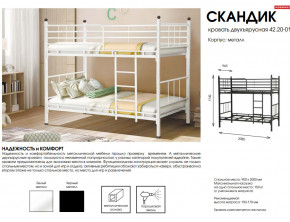 Кровать двухъярусная Скандик 42.20-01 в Тюмени - tyumen.magazinmebel.ru | фото - изображение 2
