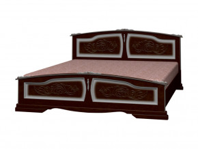 Кровать Елена 1600 Орех тёмный с тонировкой в Тюмени - tyumen.magazinmebel.ru | фото