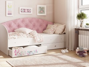 Кровать Эльза Белый-розовый в Тюмени - tyumen.magazinmebel.ru | фото