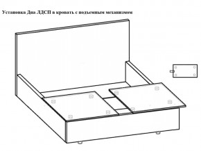 Кровать Феодосия норма 140 с механизмом подъема и дном ЛДСП в Тюмени - tyumen.magazinmebel.ru | фото - изображение 5