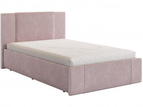 Кровать Хлоя 1200 велюр нежно-розовый в Тюмени - tyumen.magazinmebel.ru | фото