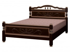 Кровать Карина-5 1200 Орех тёмный с тонировкой в Тюмени - tyumen.magazinmebel.ru | фото - изображение 2